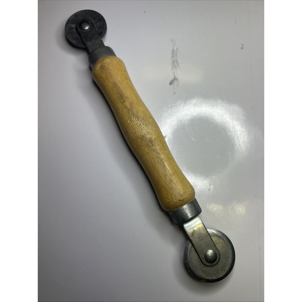 Screen Spline Roller Tool For‎ Installing Window With Wooden Handle Steel Wheel